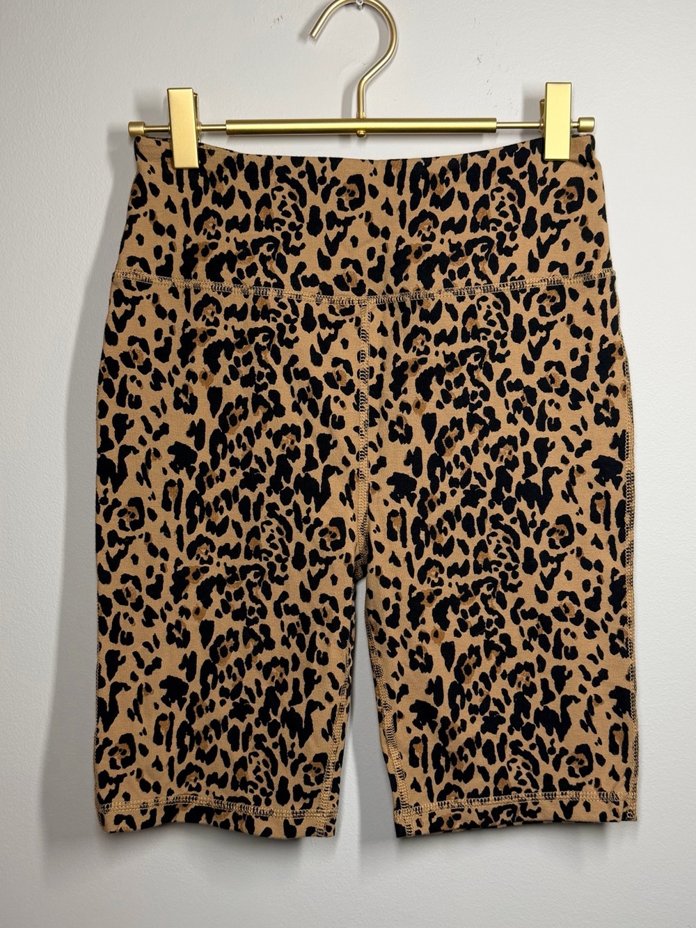 J.Crew Weekend Leopard Print Bike Shorts - S Preppy